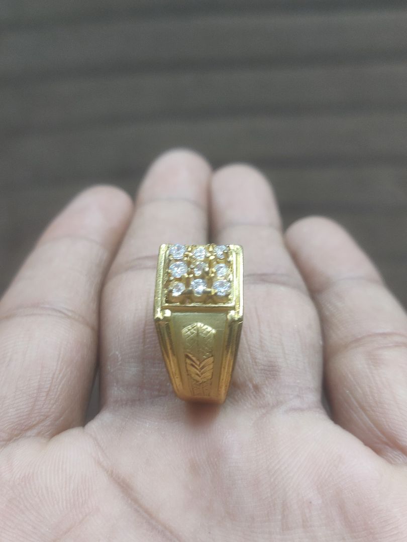 Ring Size 24 By Chokerset In Gold Forming GFGR6874