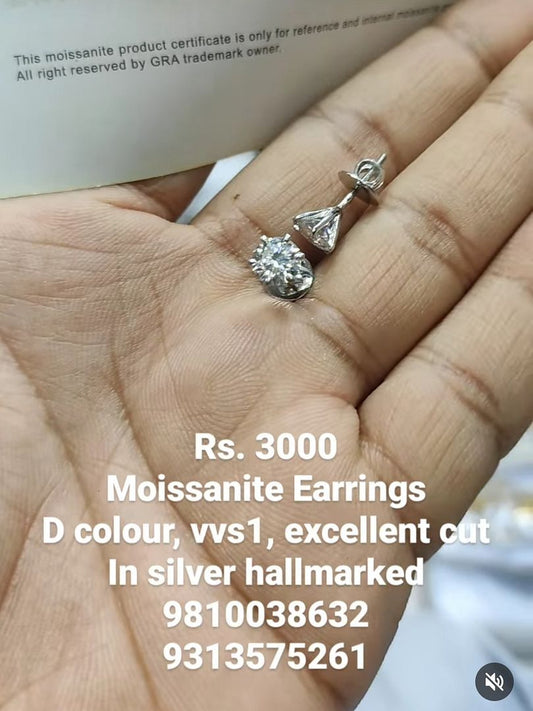 Moissanite Diamond Earings MDSS0349